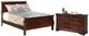 Signature Design by Ashley® Alisdair 2-Piece Dark Brown Full Sleigh Bed Set-0