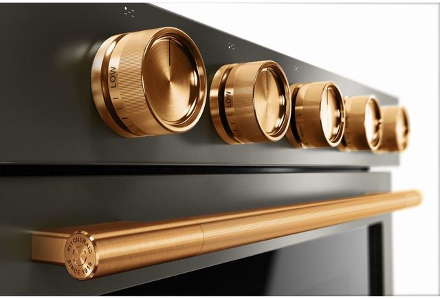 KitchenAid® Bronze Slide-In Convection Range Handle and Knob Kit-2