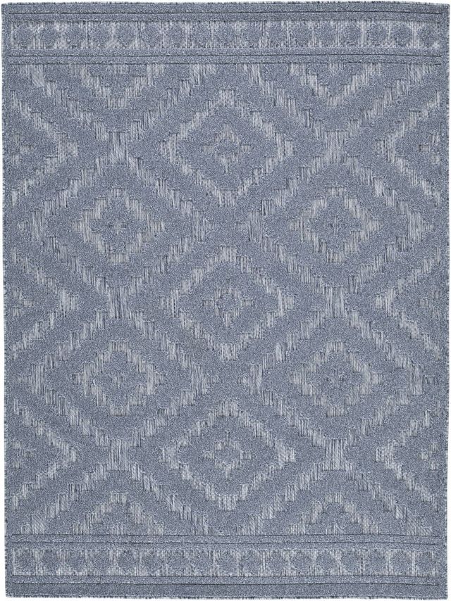 Signature Design by Ashley® Finnwell Blue 5'x7' Medium Area Rug-0