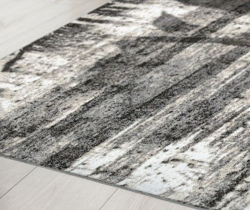 Orian Adagio Granite Falls White 5'x8' Area Rug-4