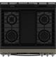 GE® 600 Series 30" Slate Slide In Gas Range-3