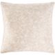Surya Collins Cream 20"x20" Toss Pillow with Down Insert-0