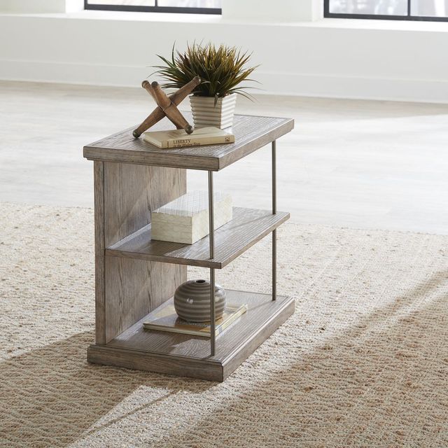 Liberty Furniture City Scape Burnished Beige Chairside Table-1