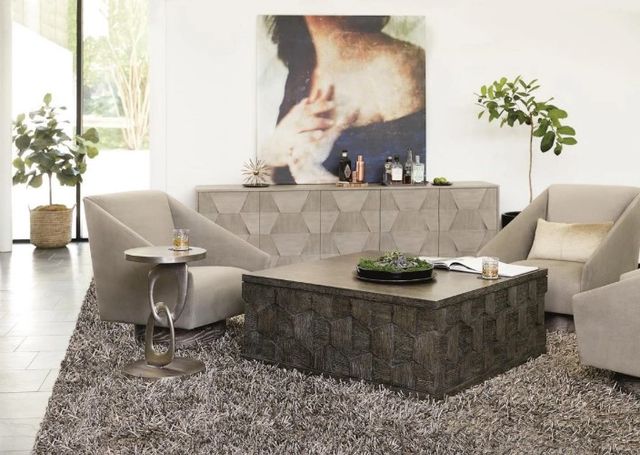 Bernhardt Linea Cerused Greige Entertainment Credenza-1
