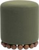 TOV Furniture Dex Olive Green Ottoman-2