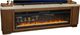 Signature Design by Ashley® Hadonna Brown XL TV Stand with Fireplace-0