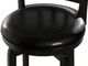 HH2 Home Presque Isle Black Swivel Bar Stool-4