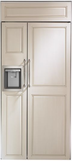 Monogram® 36 in. 20.2 Cu. Ft. Custom Panel Built In Side-by-Side Refrigerator