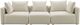 TOV Furniture Hangover 3-Piece Off-White 112" Modular Sofa-3