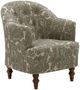 Best® Home Furnishings Customizable Arden Fabric Stationary Chair with Dark Walnut Legs-0