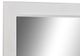 A & B Home White 20" Mirror-1