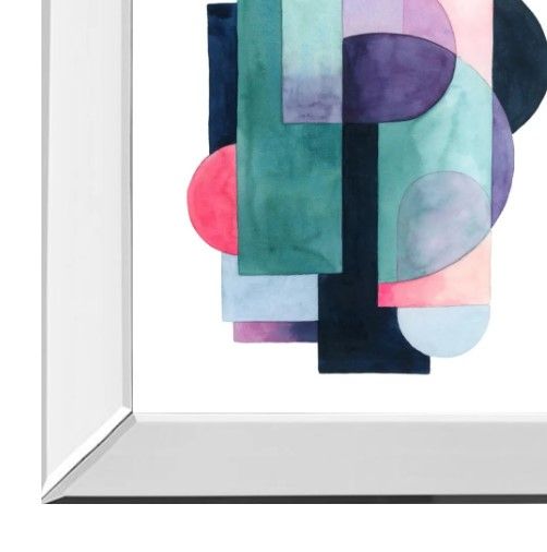 Classy Art Urban Deco II by Grace Popp Mirrored Frame Wall Art-1