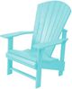 C.R. Plastic Generation Line Aqua Upright Adirondack-1