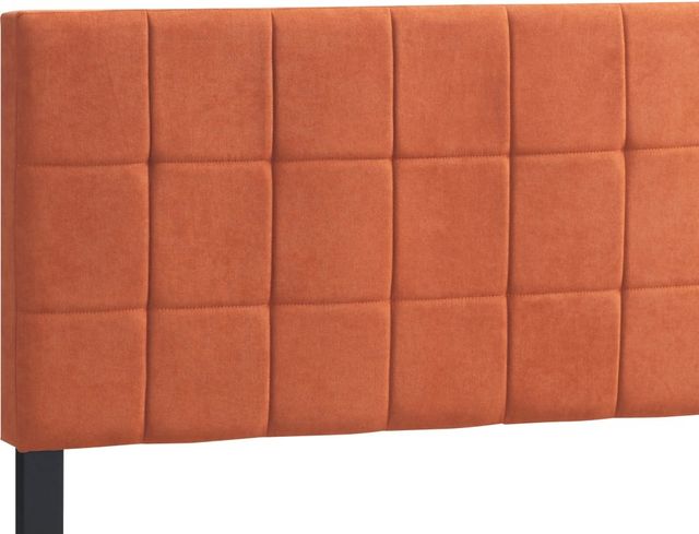 Coaster® Fairfield Orange Twin Upholstered Panel Bed-1
