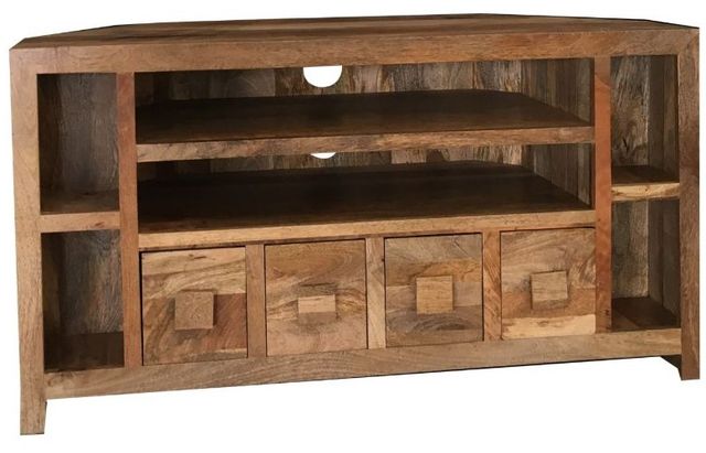 Jaipur Furniture Dakota Light Brown Plus Corner TV Unit-0