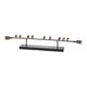 A & B Home Black/Gold Chirp Rod Accent-0