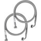 Yale Appliance 2 Pack Braided Stainless Steel Washing Machine Hoses with Elbow-0
