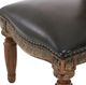 Michael Amini® Villa Valencia Black/Classic Chestnut Side Chair-3