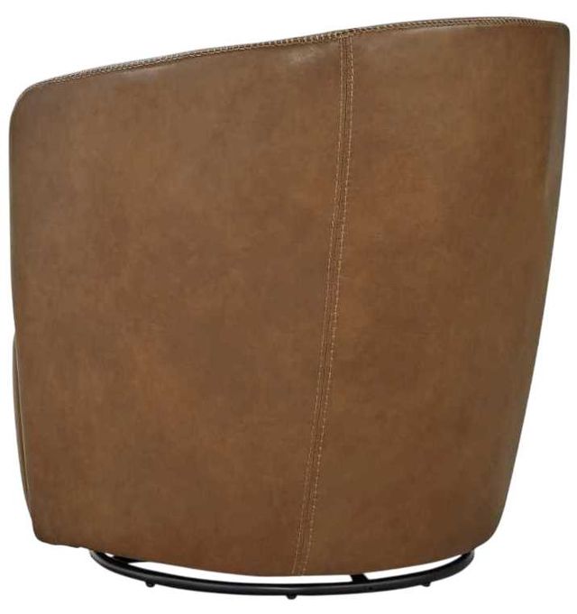 Signature Design by Ashley® Kierreys Caramel Swivel Accent Chair-3