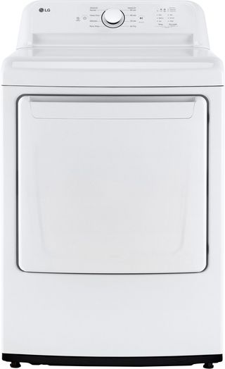 LG 7.3 Cu. Ft. White Front Load Electric Dryer