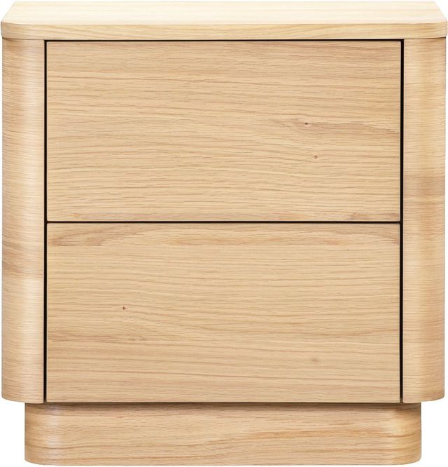 Moe's Home Collection Round Off Natural Oak Tall Nightstand-2