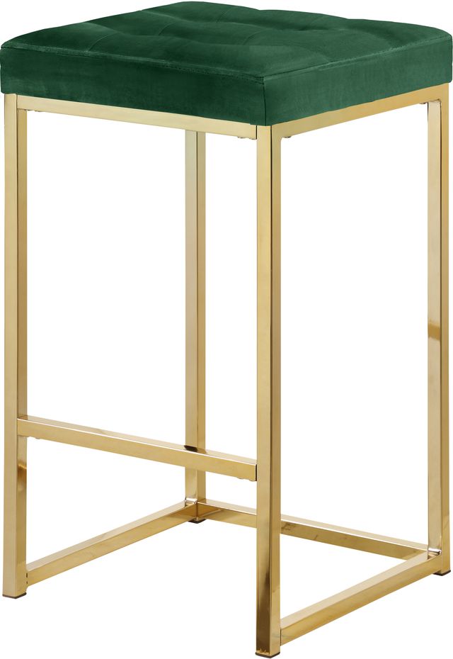 Meridian Furniture Nicola Green Velvet Counter Stool-0