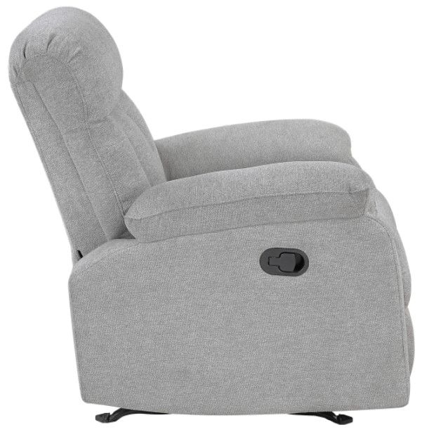 Homelegance® Jules Gray Rocker Manual Recliner-3