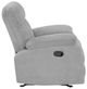 Homelegance® Jules Gray Rocker Manual Recliner-3