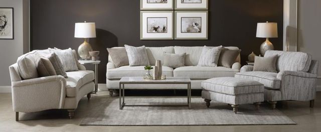 Magnussen Home® Christi Oyster Accent Ottoman-2