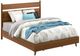 Flexsteel® Ludwig Walnut Queen Panel Bed-0