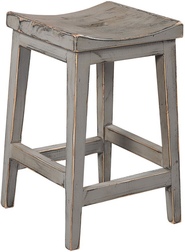 aspenhome® Reeds Farm 3-Piece Weathered Grey Console Bar Table-3