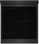 ZLINE Autograph Edition Paramount 24" Black Stainless Steel Pro Style Induction Range with Champagne Bronze Accents-2