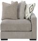 Benchcraft® Aslan Court 3-Piece Pebble Left-Arm Facing Sectional and Chaise-4