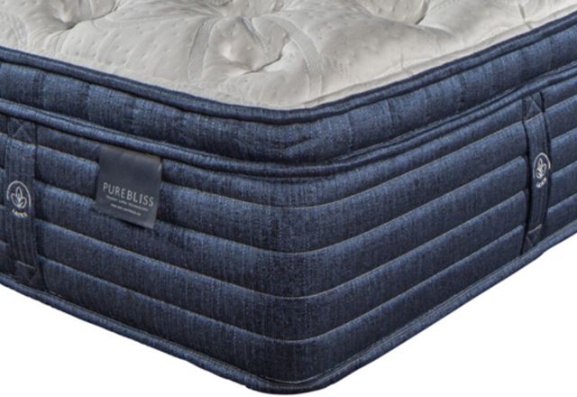 King Koil® Pure Bliss Desert Rose 15" Latex Firm Euro Top Queen Mattress-1