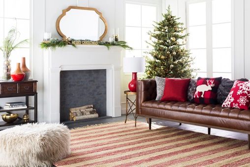 Surya Kharaa Khaki Fur Ottoman-2