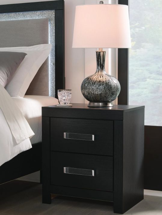 Signature Design by Ashley® Raechalla Black Nightstand-1
