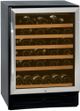 Avanti® 24" 4.9 Cu. Ft. Stainless Steel Built-In Undercounter Wine Cooler-0