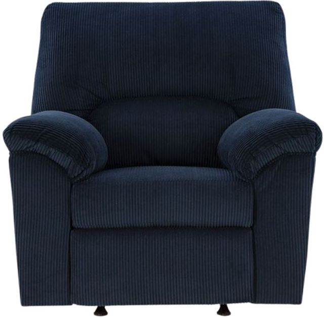 Signature Design by Ashley® SimpleJoy Navy Manual Recliner-1