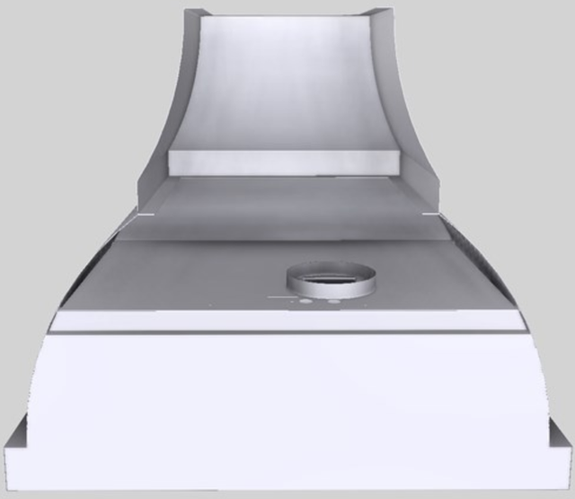 Vent-A-Hood® Designer Series 36" White Wall Mounted Range Hood-4