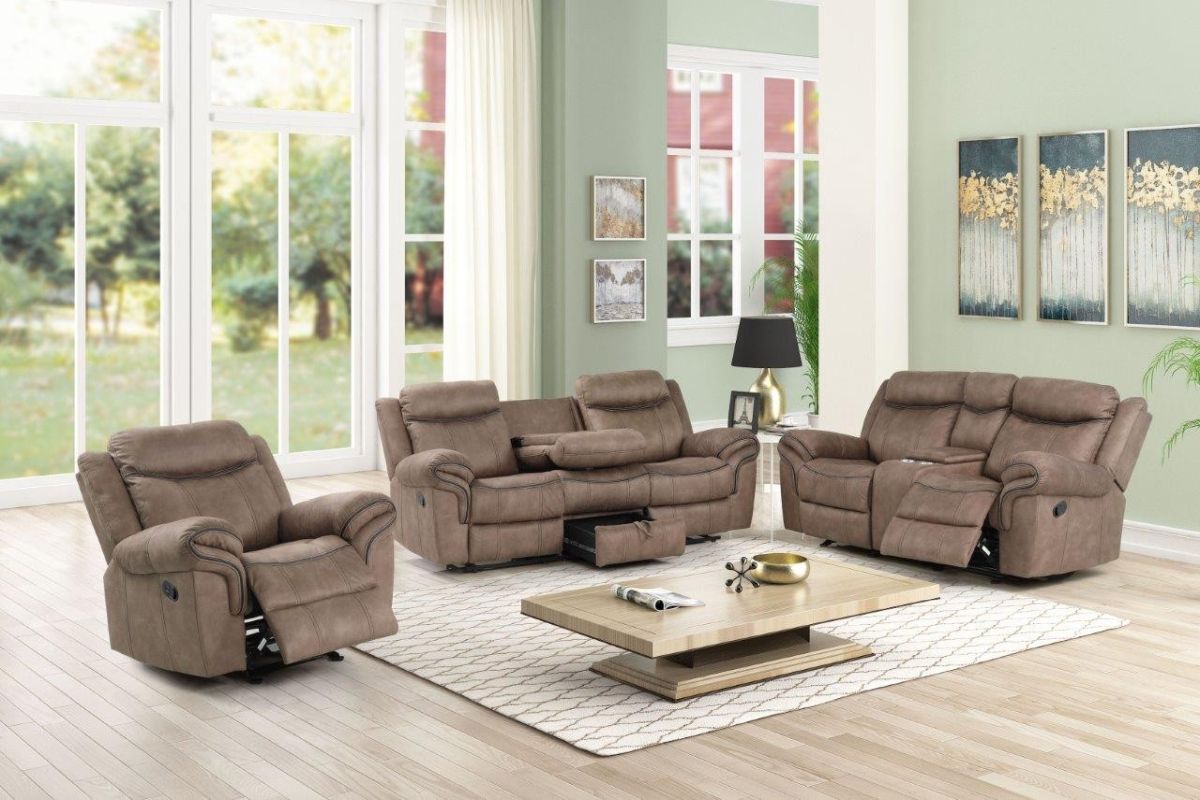 Light brown couch set discount