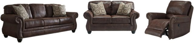 Benchcraft® Breville 3-Piece Espresso Living Room Seating-0