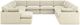 Benchcraft® Elyza 10-Piece Linen U-Shape Sectional and Chaise-0