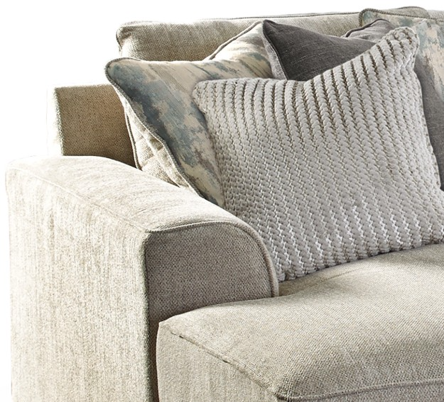 Benchcraft® Ardsley 2-Piece Pewter Right-Arm Facing Sectional and