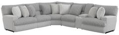 Catnapper® Abraxas 6-Piece Moonstruck 41" Curved Manual Reclining Sectional