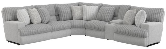 Catnapper® Abraxas 6-Piece Moonstruck 41" Curved Manual Reclining Sectional-0