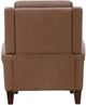 Liberty Furniture Raleigh York Chestnut Leather Manual Pushback Recliner-5