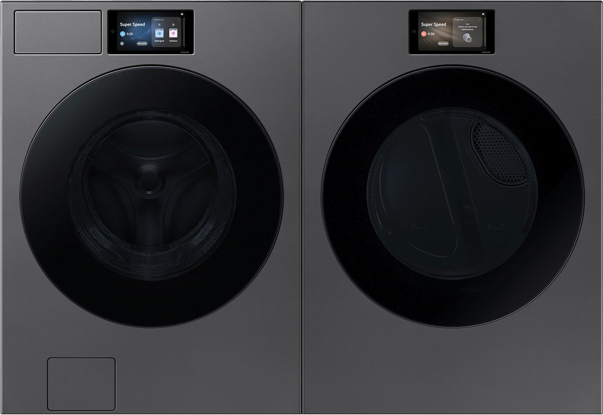 Samsung Dark Steel Laundry Pair