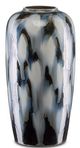 Currey & Company Minten Indigo/Gray Cloud Medium Vase-0