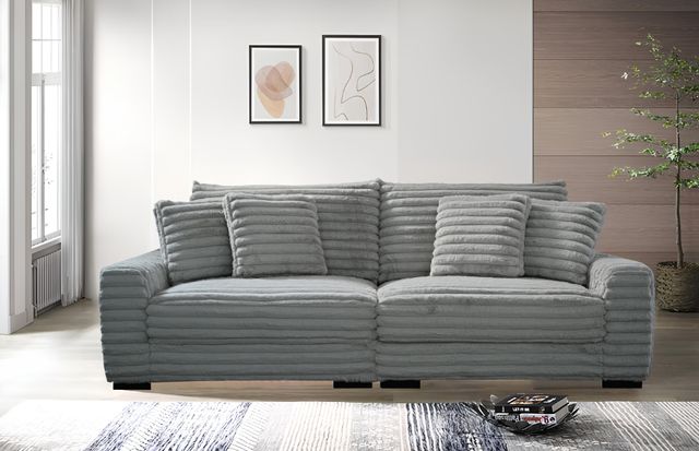 New Classic® Home Furnishings Embrace Gray Sofa-1