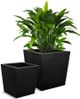 Le Present Low Tapered Black 18" Planter-3